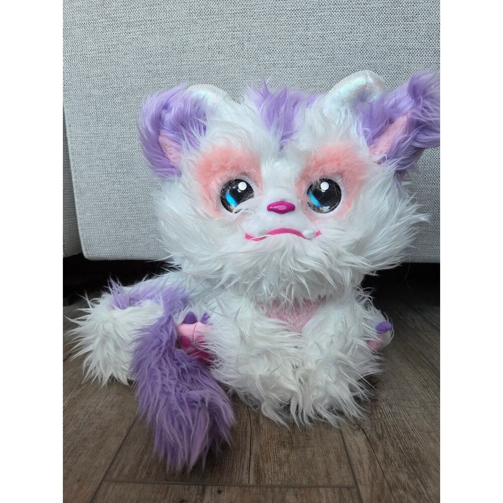 Furlings Emmi Interactive Plush Funrise Purple White Toy TESTED 80+ Reactions‎